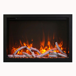 Elektrische sfeerhaard, Amantii, TRD-48, Zwart, 2017